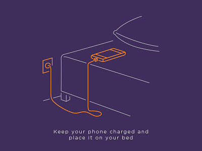 Keep your phone charged illustration phonecharge