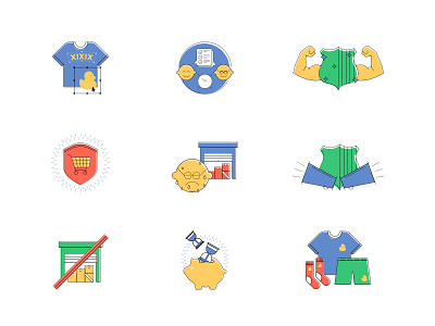 Icon Set for a Freelance Project