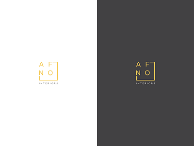 Afno architecture branding design flat icon illustration interior logo logodesign typography vector