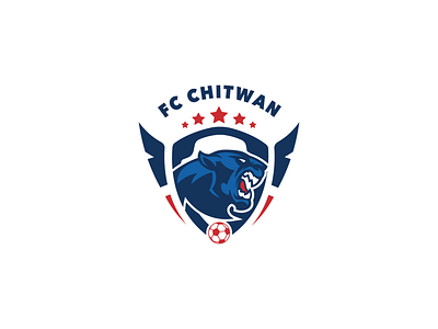 FC Chitwan branding design flat football club illustration logo mascot logo nepali design sports logo vector