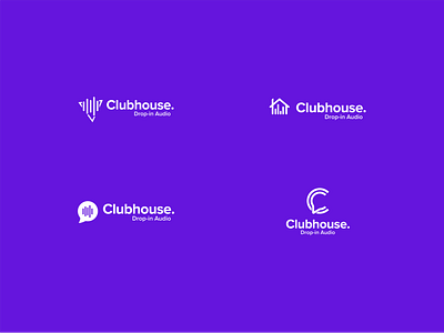 Clubhouse branding clubhouse design logo logodesign typography vector