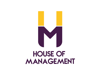 House Of Management branding design icon illustration logo vector