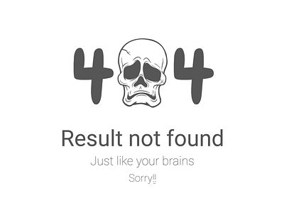 Result Doesnt Exist