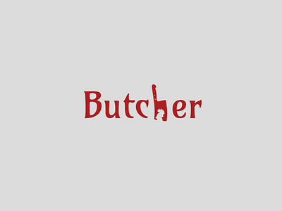 Butcher 365 project 365challenge 365daysofsomething branding butcher design icon illustration logo silhouette typography vector