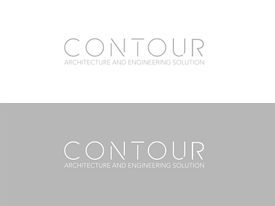 Contour architecture branding design flat freelogo icon illustration logo typography vector
