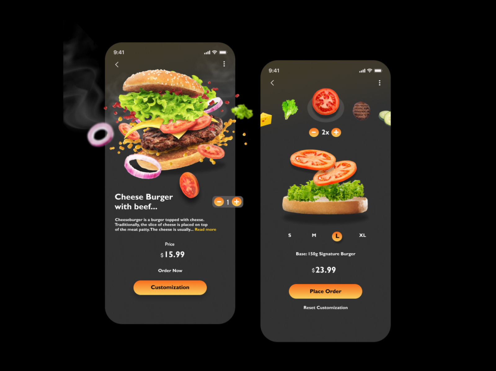 Burger App Design by nnd.oc on Dribbble