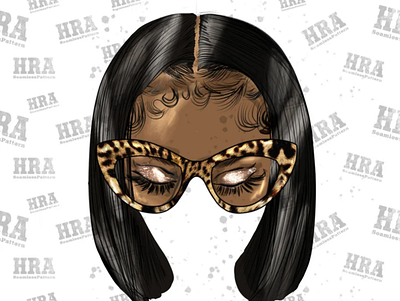 Black Woman Messy Bun Straight Hair Version Png Sublimation 3d animation app branding design graphic design illustration logo ui vector