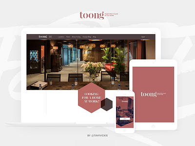 Toong - Coworking space app booking branding cowkorking design meeting room minimal mobile space ui ux