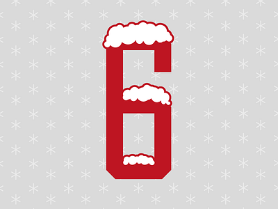 Advent calendar 6 6 advent calendar athletic design fonts sports