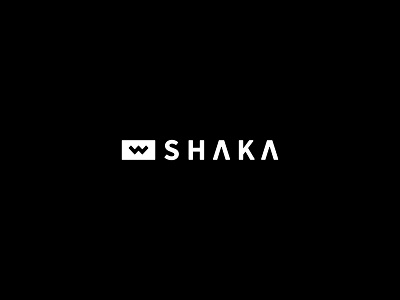 Shaka brand brand branding graphic design icon illustrator letter logo minimalism naming shaka sign simple strong symbol vector