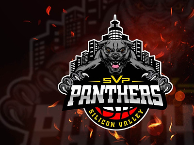 Panther Mascot Logo