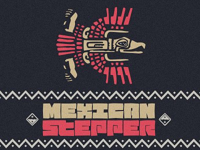 Mexican Stepper Logo Recut illustration vector