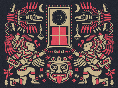Mexican Stepper llustration illustration vector