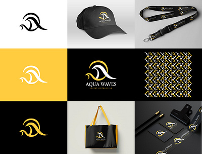 Aqua Wave Logo/Branding branding design graphic design logo ui