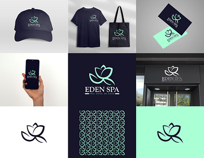 Eden Spa Logo/Branding app branding design graphic design illustration logo typography ui ux vector