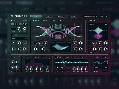 VST UI/UX concept interface music ui ux vst web