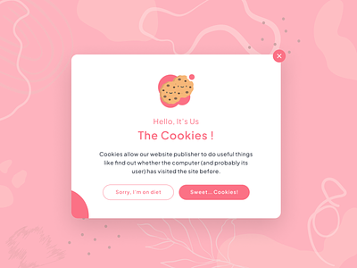 Fouita Cookies Widget branding design graphic design typography ui ux