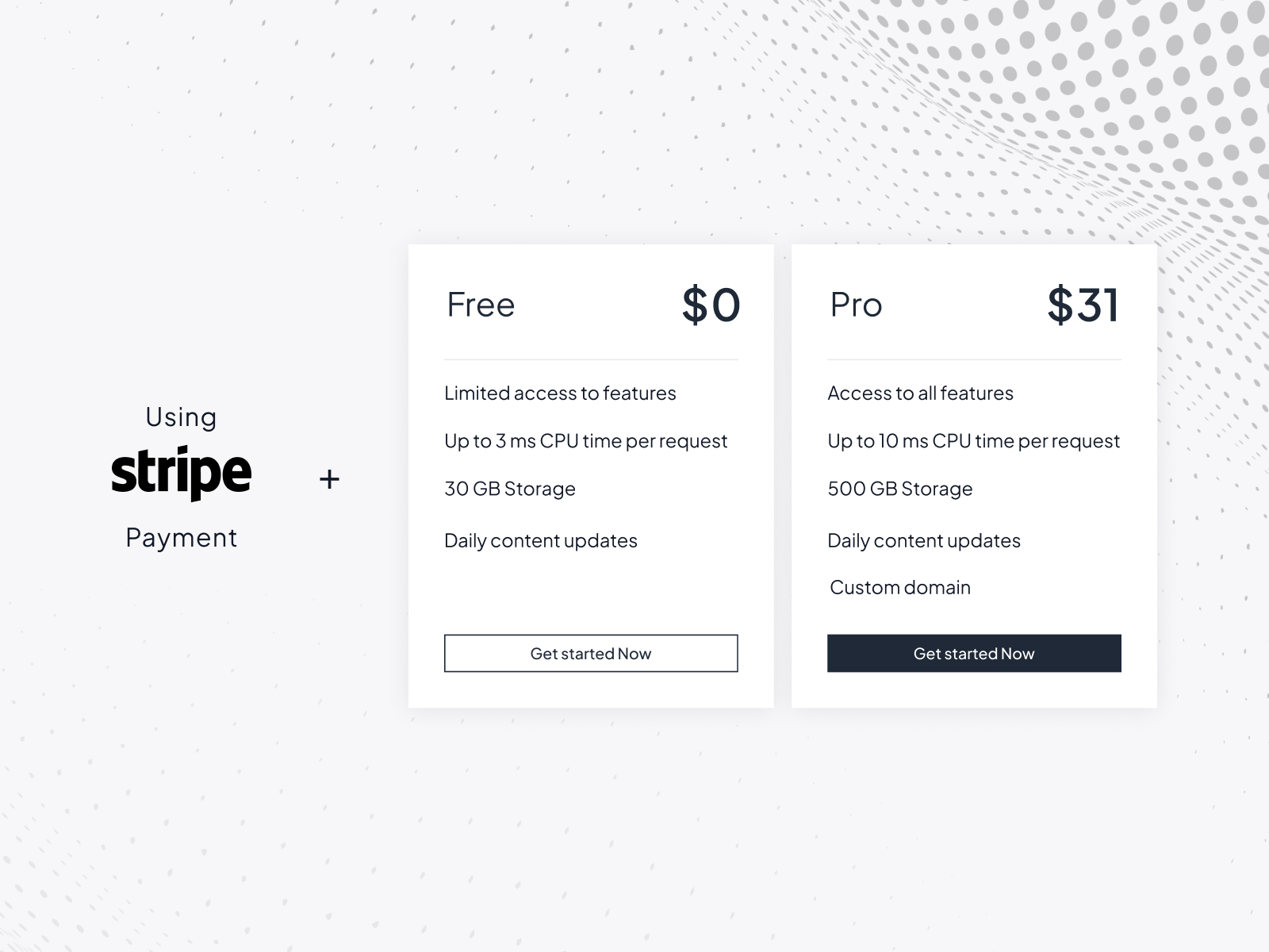 Fouita Stripe Pricing Card by Fouita on Dribbble