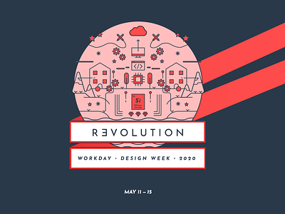 Designweek Logo branding design illustration linedrawing tech visuals