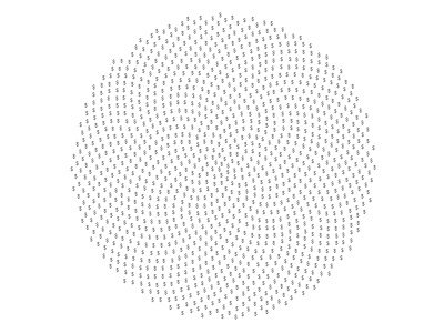 Dolla Bills circle design geometic illustration money pattern typographic