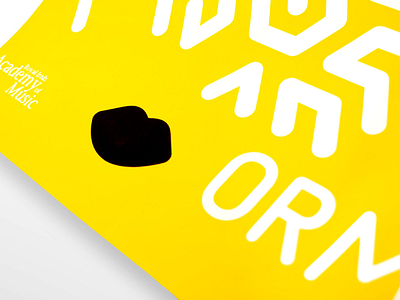 Ormindo Poster Series (Detail Shot) design digital graphicdesign illustration poster tech typography visuals yellow