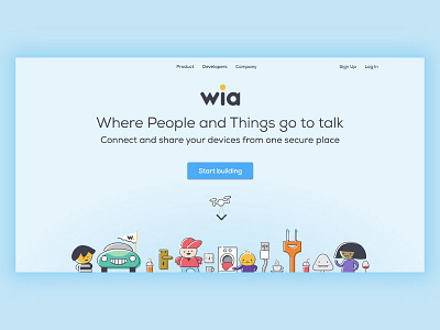 Wia Landing Page