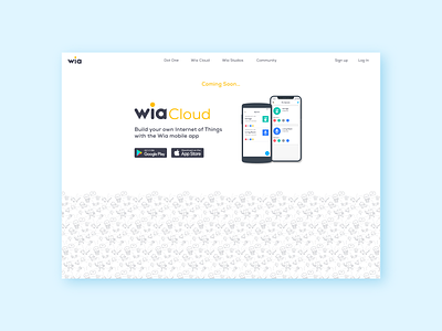 Coming soon... Internet of Things App with Wia Cloud android app branding community connected connected devices design graphicdesign icon illustration internetofthings ios iot tech typography ui ux vector visuals wia