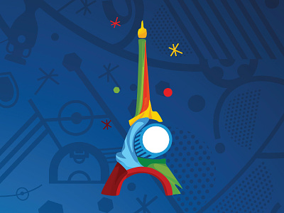 Euro 2016 - Nemzeti Sport Key visual concept euro2016 football france keyvisual nemzetisport paris sport
