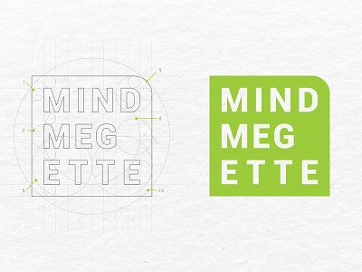 identity for mindmegette gastro identity logo mindmegette
