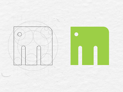 the elephant elephant gastro identity logo mindmegette