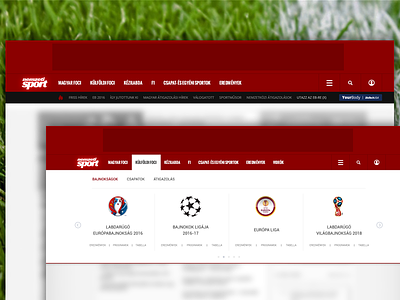 nemzetisport.hu header redesign