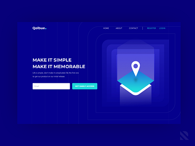 Qolbue landing page