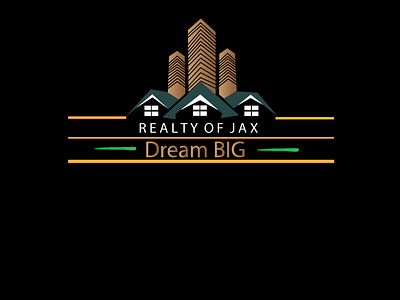 Dream BIG Realty of Jax logo branding graphic design illustration logo