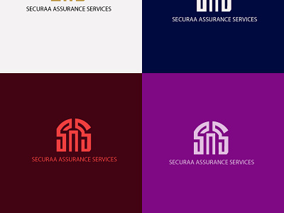 SECURAA ASSURANCE SERVICES logo branding design graphic design illustration logo vector