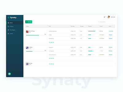 Project Tracking Dashboard