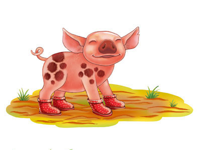 Pig illustration pig