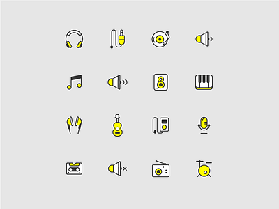 Music icons design icon icons music