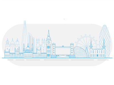 London illustration line