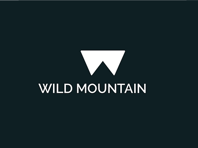 Wild Mountain Logo branding logo minimal