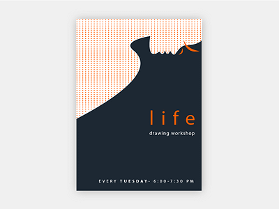 Life Drawing Poster Design design graphic graphicdesign poster typography