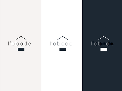 L'abode brand branding graphicdesign logo