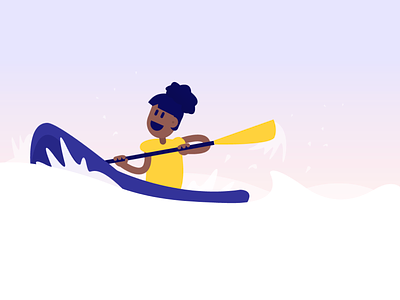 Like water sports? app branding character design flat gradient graphic graphicdesign icon illustration logo sketch ui vector website