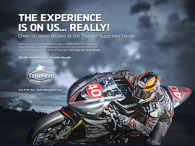 Triumph Sportbike Classic - Campaign Design ad advertisement advertising branding campaign compositing design digital identity print social web