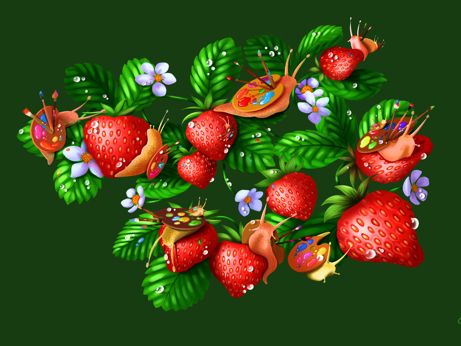 Paint dries slow by Jessie Polfliet on Dribbble