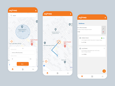 Bike Tracker Geofence Set