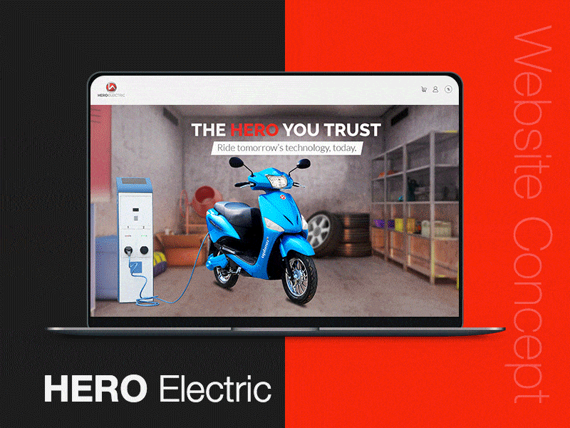 Hero Electric Website Concept