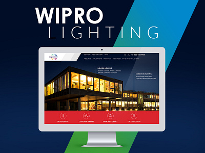 Wipro Lighting website concept