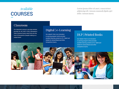 Aakash Institute Mockups concept education website responsive design student project ui web webdesign