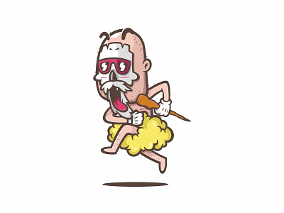 Go bath, go bad - Master Rossi ( Dragon Ball ) anime cartoon character dragonball illustration nude rossi vector