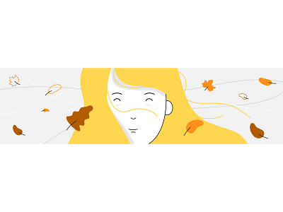 Fall design fall girl illustration leaves vector vector art
